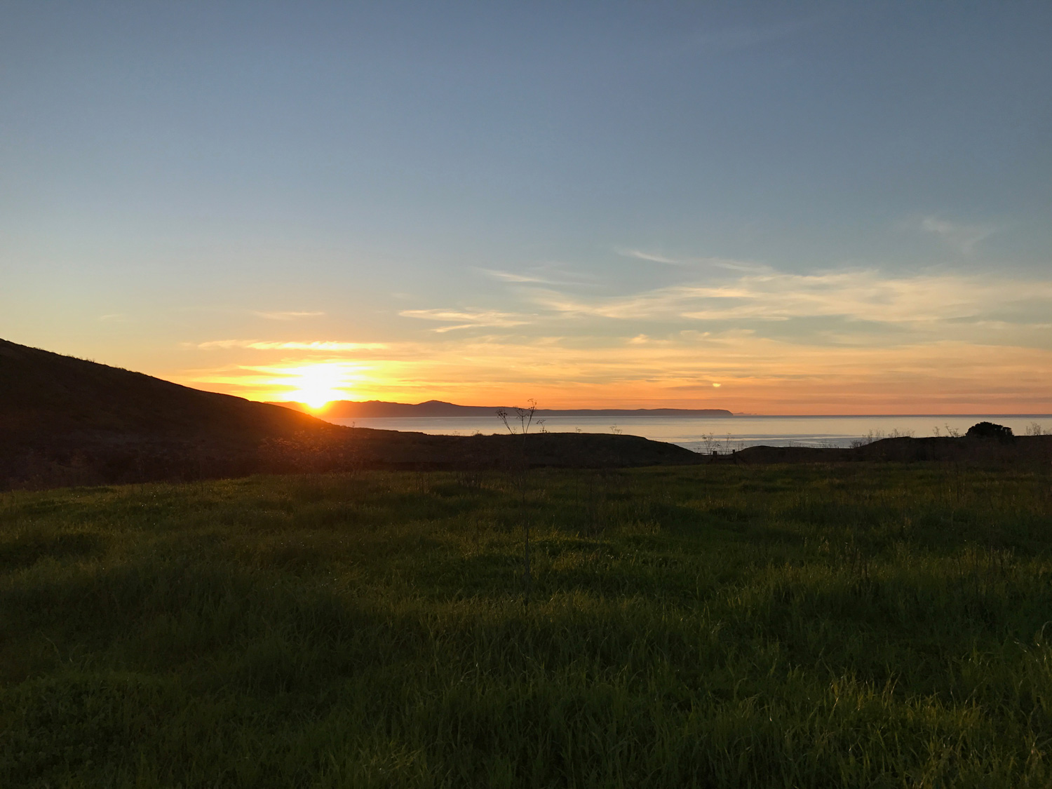 Santa Cruz Island Sunset 