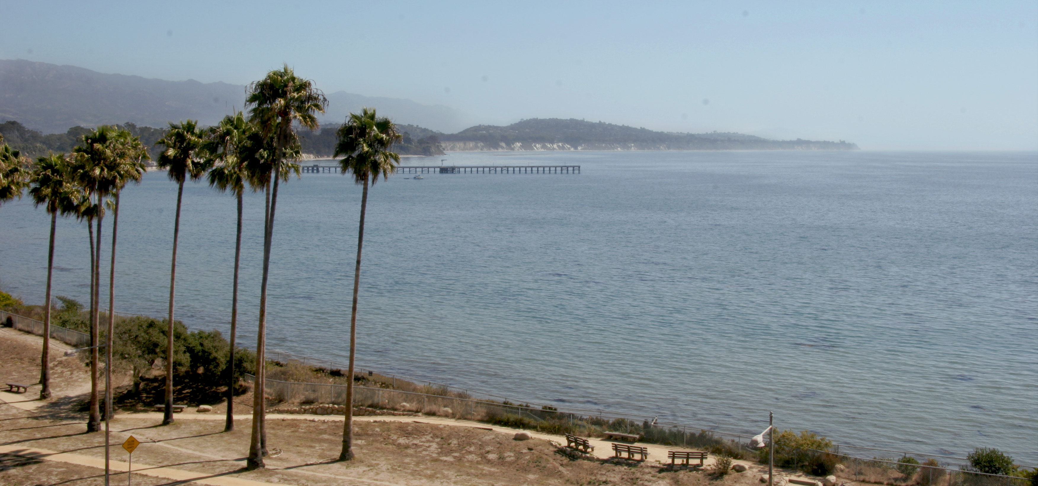 View of the bluffs from MSI building