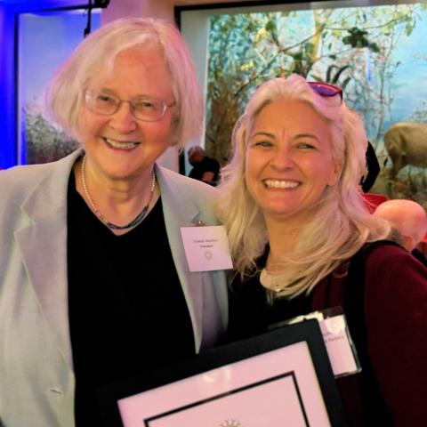 Elizabeth Blackburn and Rebecca Vega Thurber
