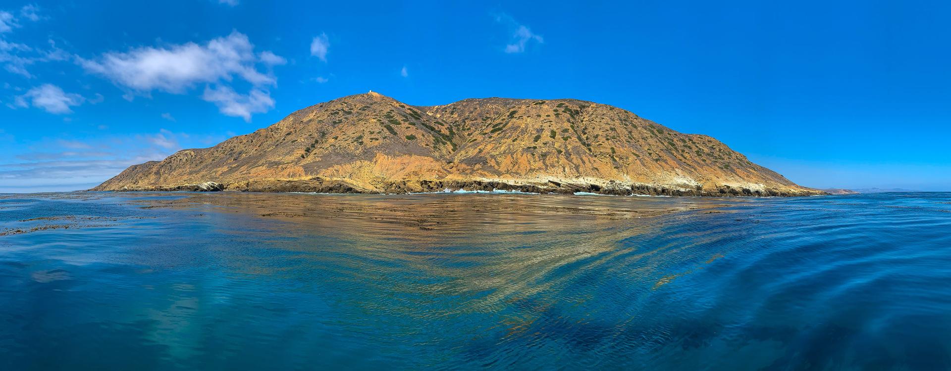 Santa Rosa Island from the  sea