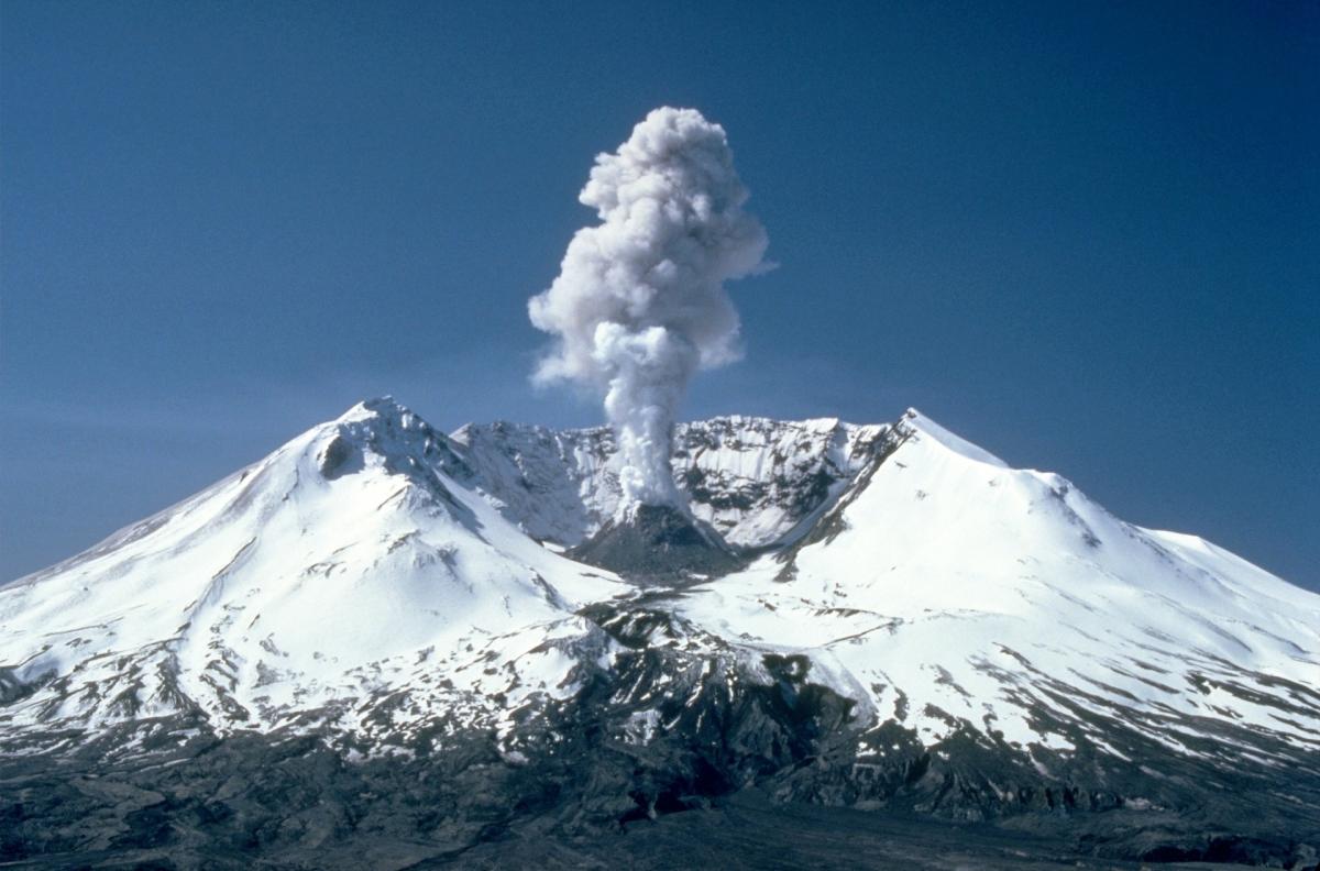 volcano explosion