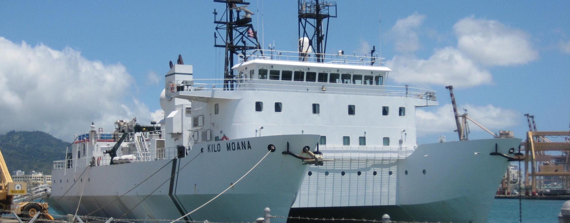 White ships in the harbor