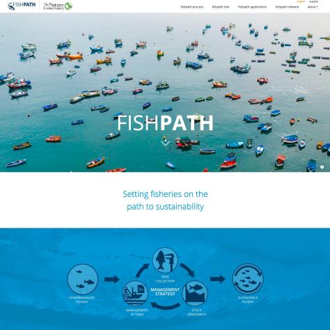 Top of fishpath.org front page
