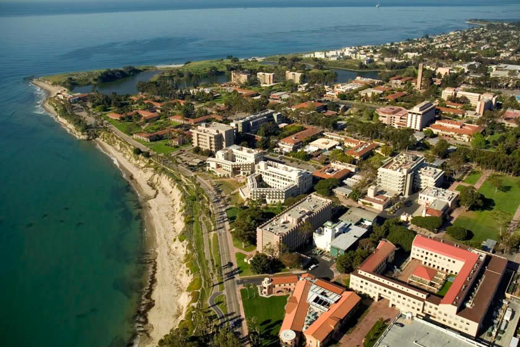 UCSB Campus Pt. aerial view, MSI building